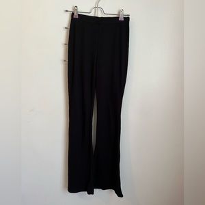 H&M ribbed wide leg pants